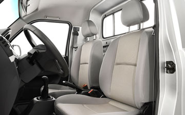 Camion Ambacar Shineray T50 cómodo espacio interior